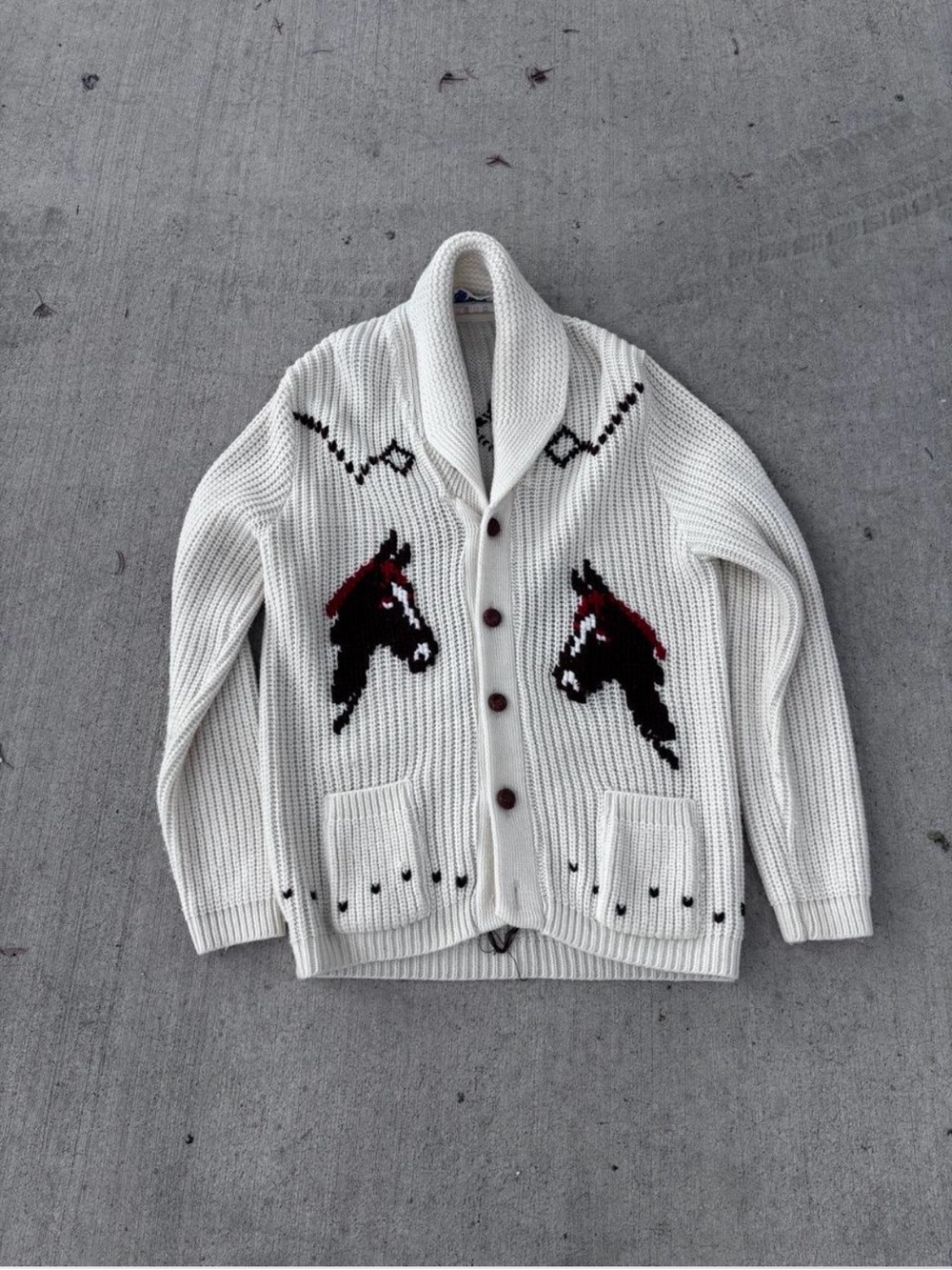 Vintage Horse Cardigan